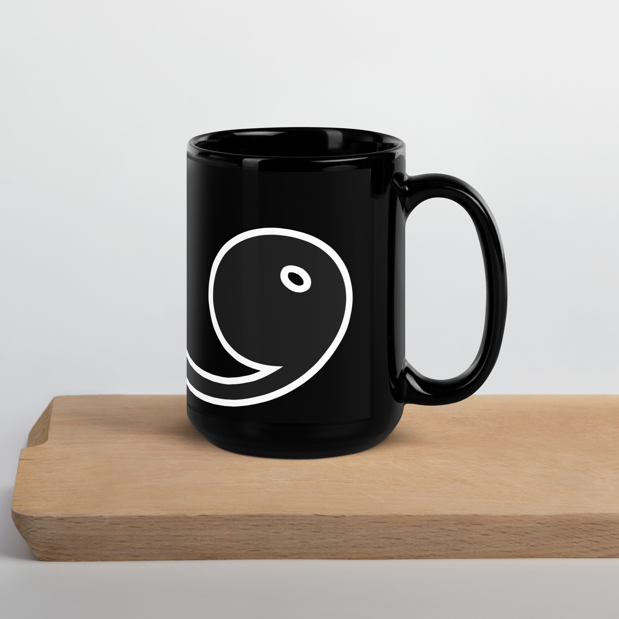 Black Glossy Mug